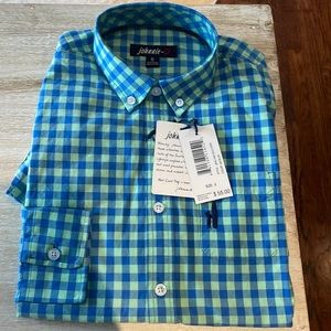 Boys Johnnie-O long sleeve button down size 8